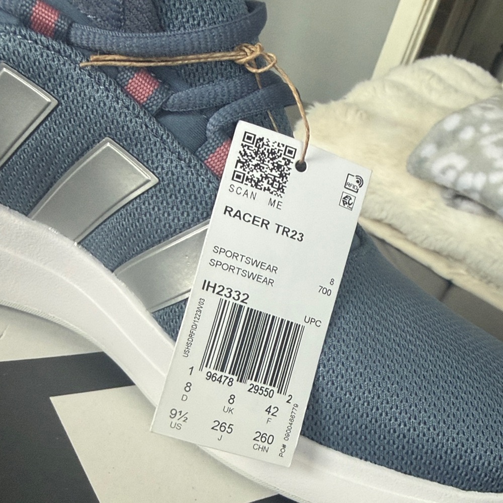 adidas Black and White Racer TR23 Shoe Box
